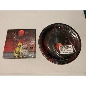 Horror Plates (party Supplies pennywise , horror movies